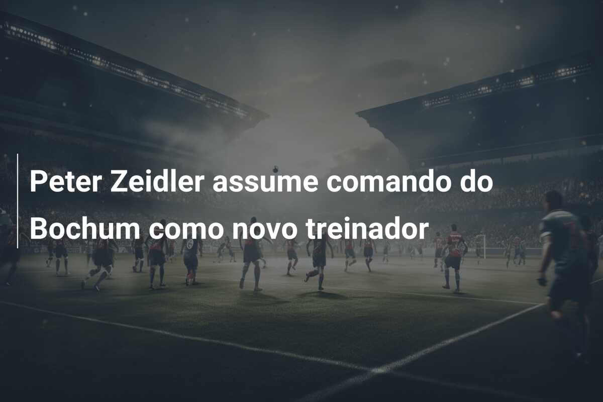 Peter Zeidler assume comando do Bochum como novo treinador