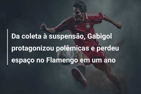 Da coleta à suspensão, Gabigol protagonizou polêmicas e perdeu espaço no Flamengo em um ano