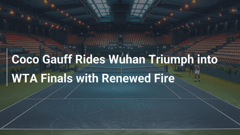 Coco Gauff feiert Wuhan-Sieg und zielt auf WTA-Finals