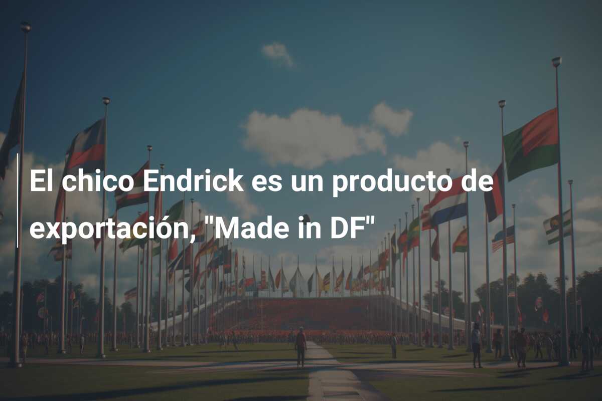 El chico Endrick es un producto de exportación, “Made in DF”