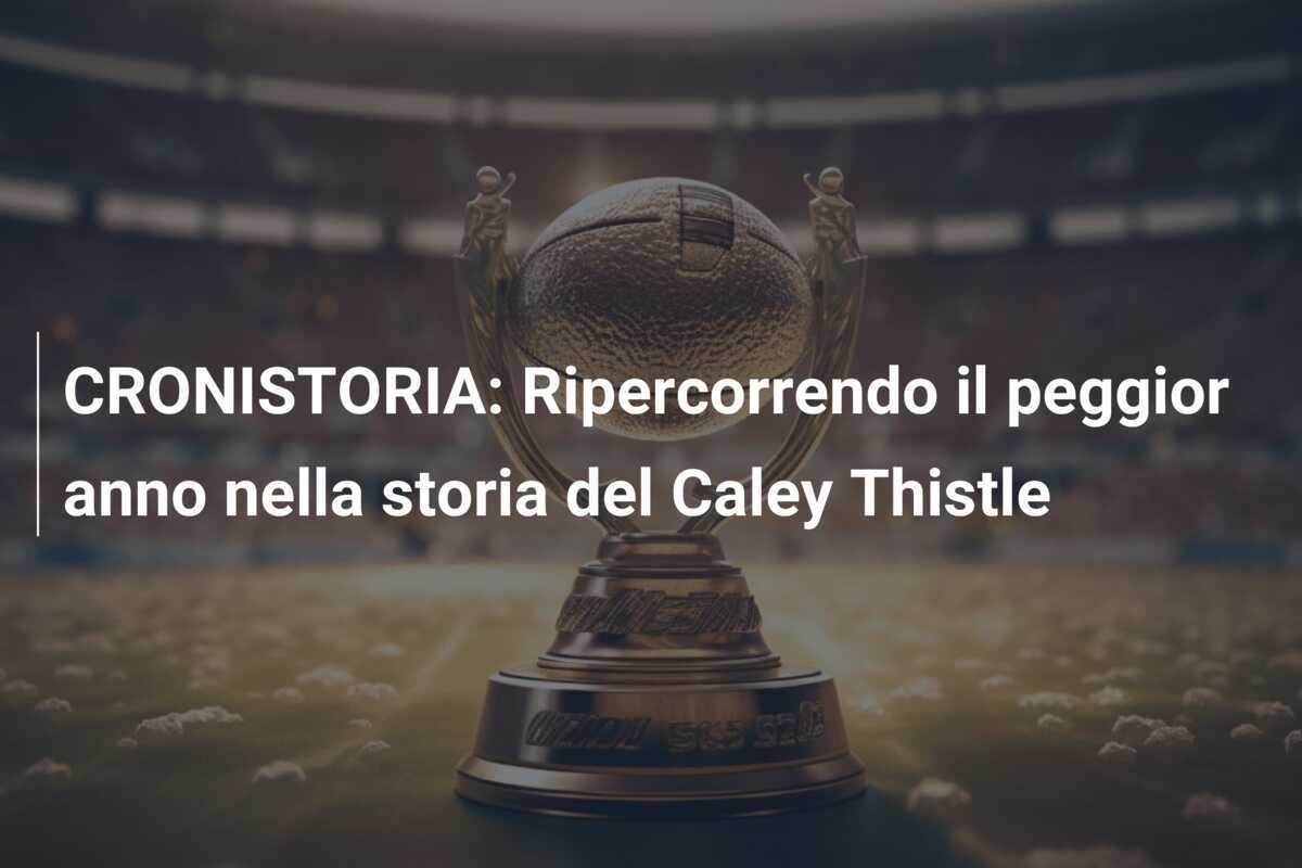 CRONISTORIA: Ripercorrendo il peggior anno nella storia del Caley Thistle