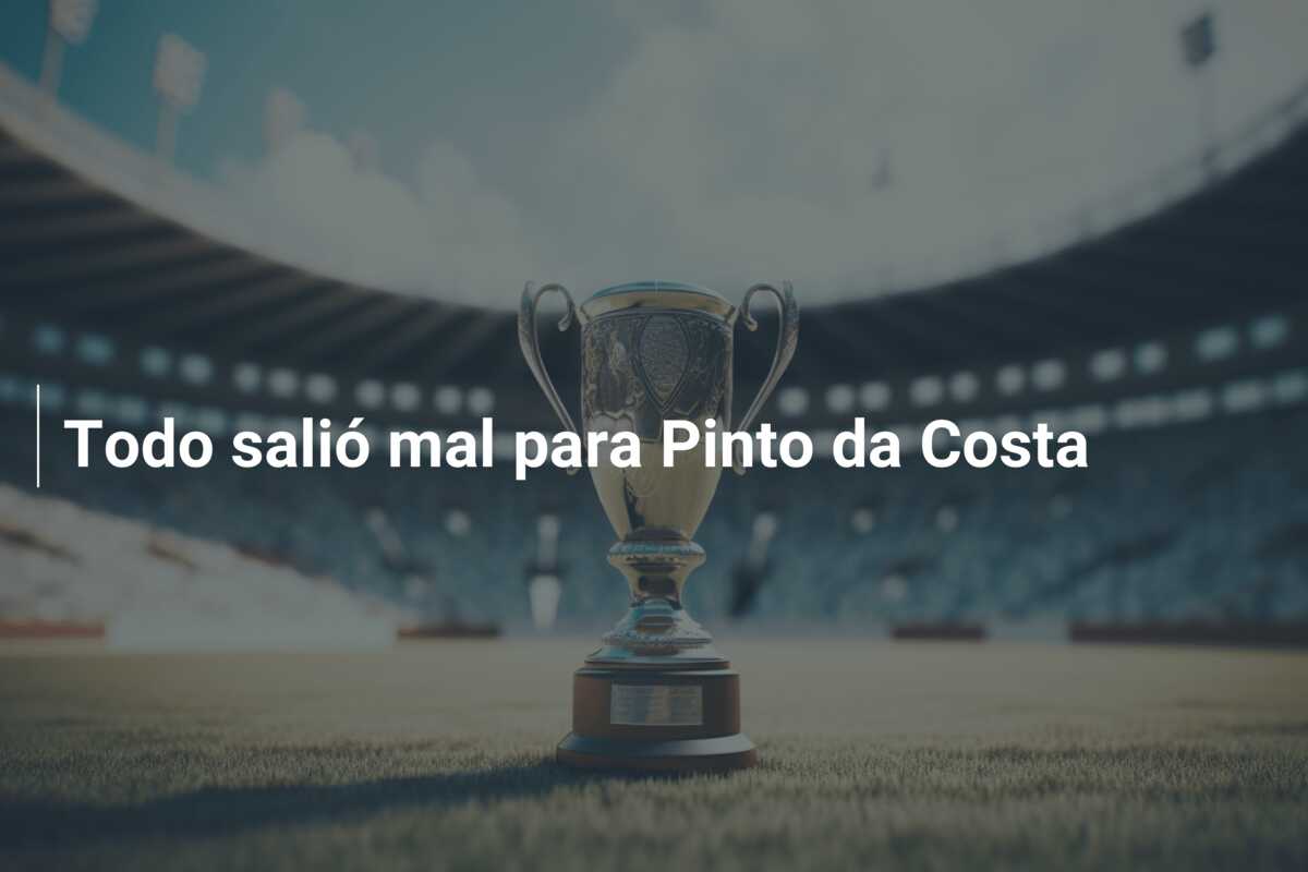 Todo salió mal para Pinto da Costa