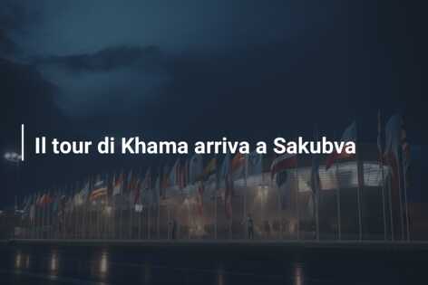 Il tour di Khama arriva a Sakubva