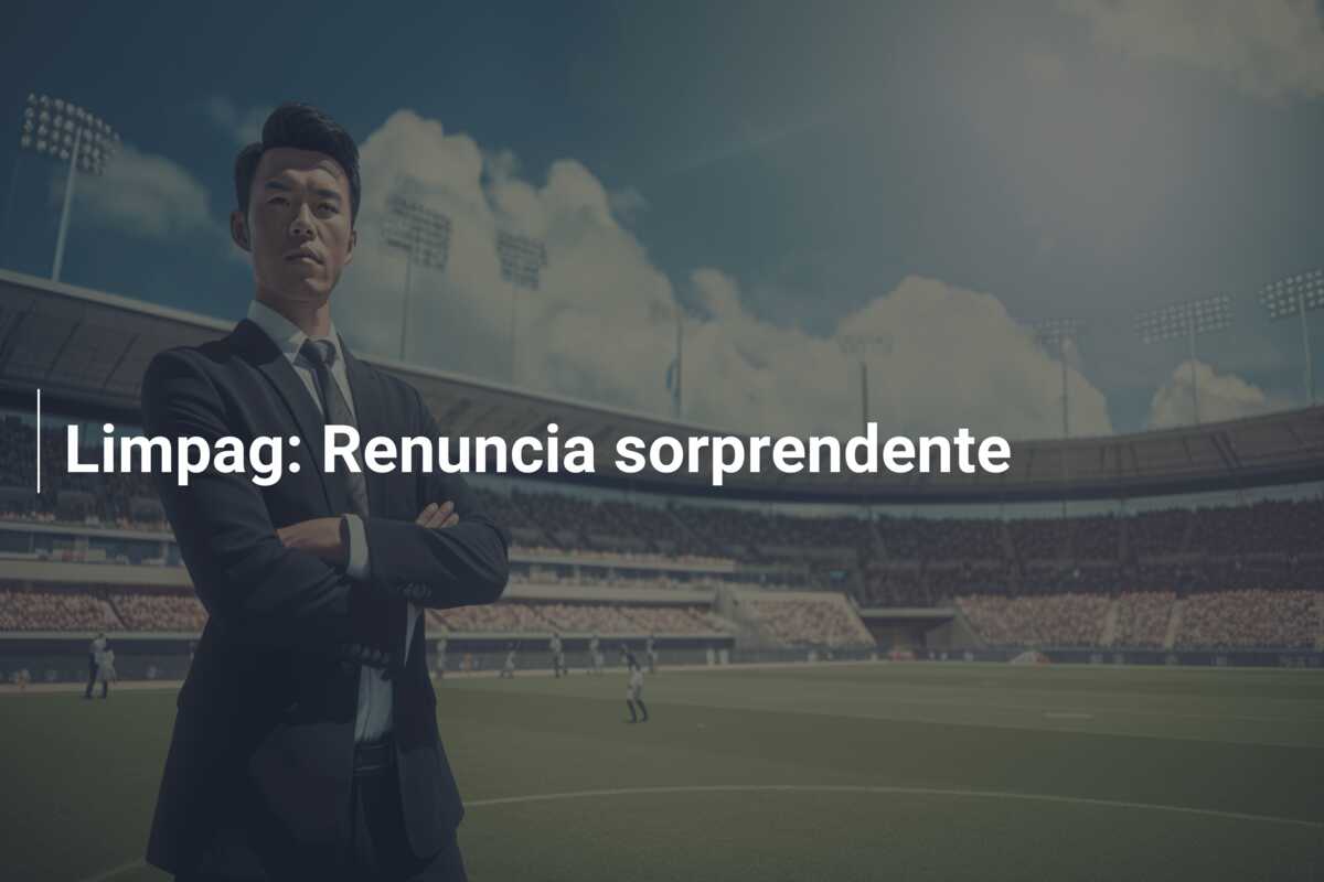 Limpag: Renuncia sorprendente