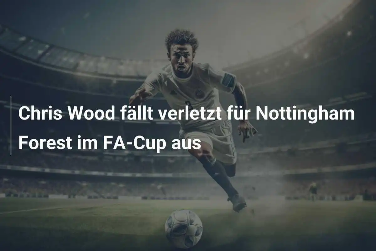 Chris Wood fällt verletzt für Nottingham Forest im FA-Cup aus