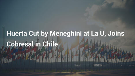 Huerta von Meneghini bei La U entlassen, wechselt zu Cobresal