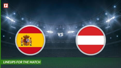 Spain vs Austria: lineups for the match