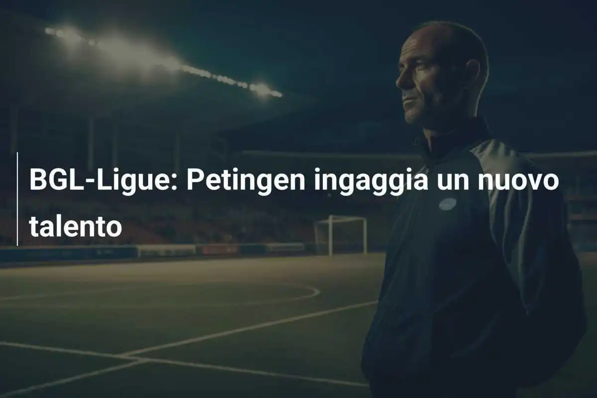 BGL-Ligue: Petingen ingaggia un nuovo talento