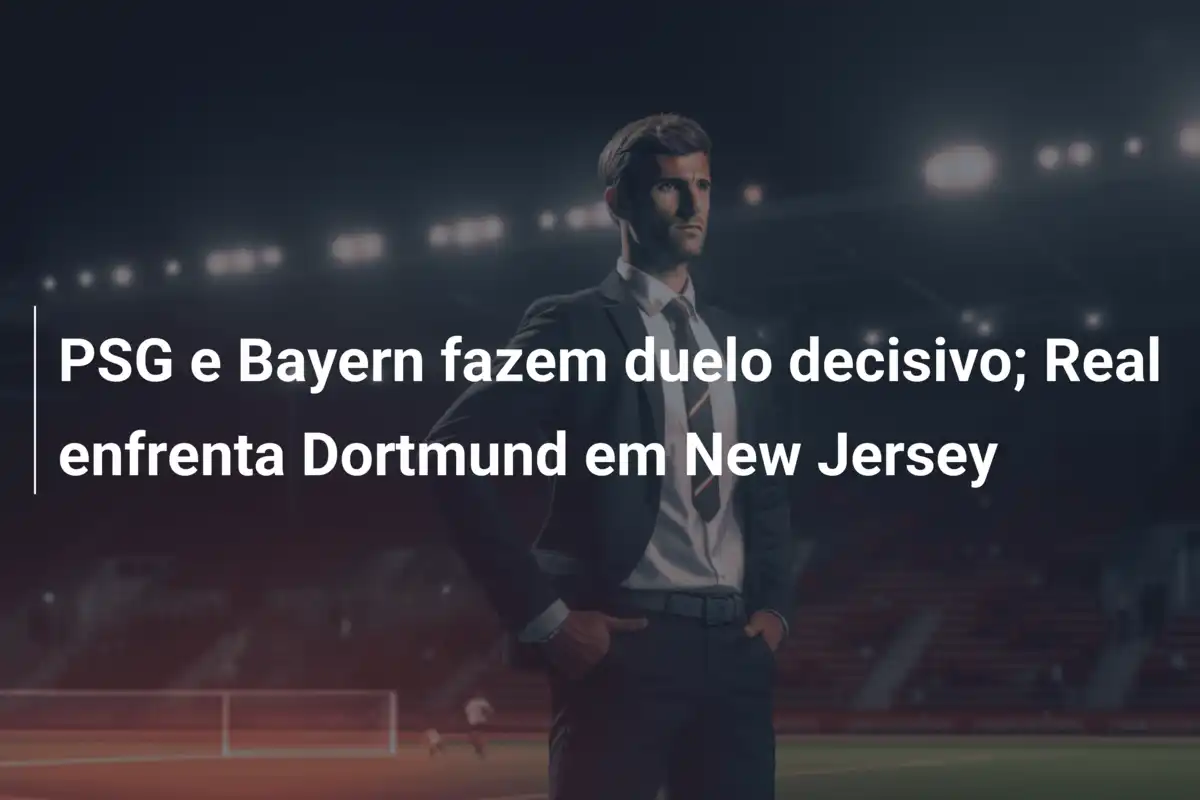 PSG e Bayern fazem duelo decisivo; Real enfrenta Dortmund em New Jersey