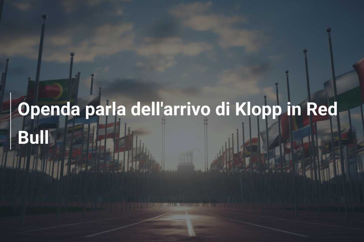 Openda parla dell'arrivo di Klopp in Red Bull