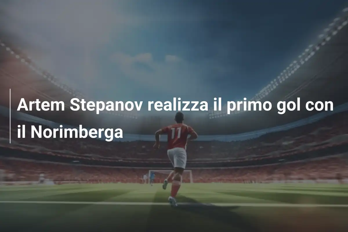 Artem Stepanov realizza il primo gol con il Norimberga