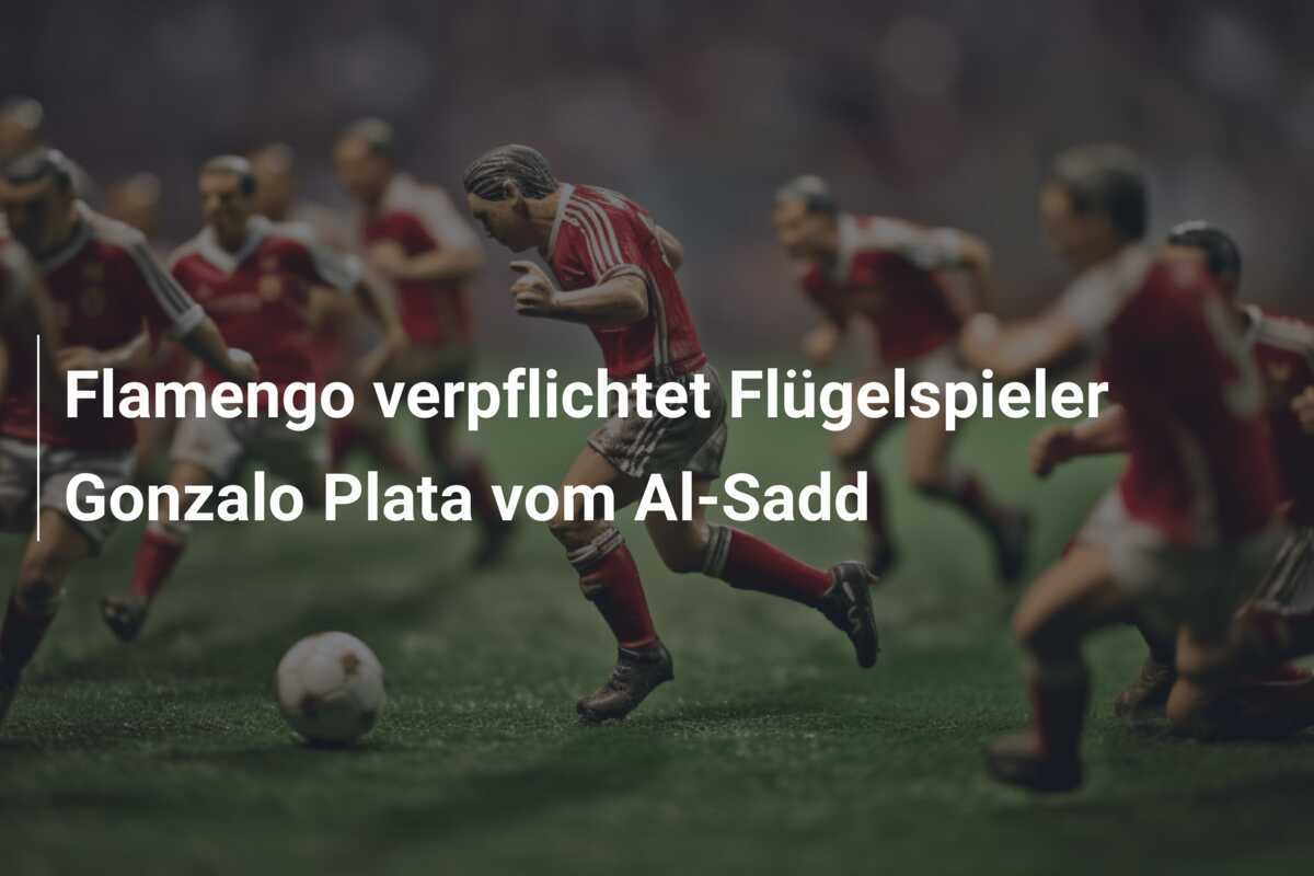 Flamengo verpflichtet Flügelspieler Gonzalo Plata vom Al-Sadd
