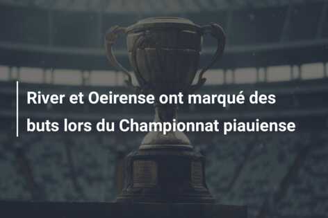 River et Oeirense ont marqué des buts lors du Championnat piauiense