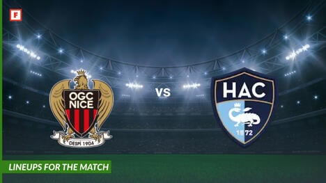 Nice contre Le Havre : compositions pour le match
