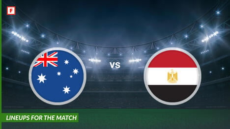 Australie contre Égypte : compositions pour le match