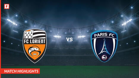 Lorient - Paris buts et temps forts