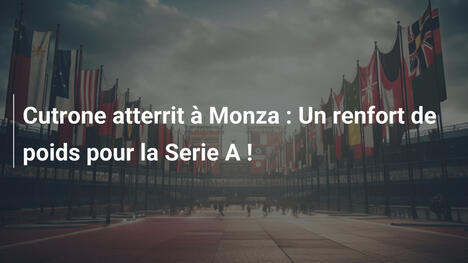 Cutrone atterrit à Monza : Un renfort de poids pour la Serie A !
