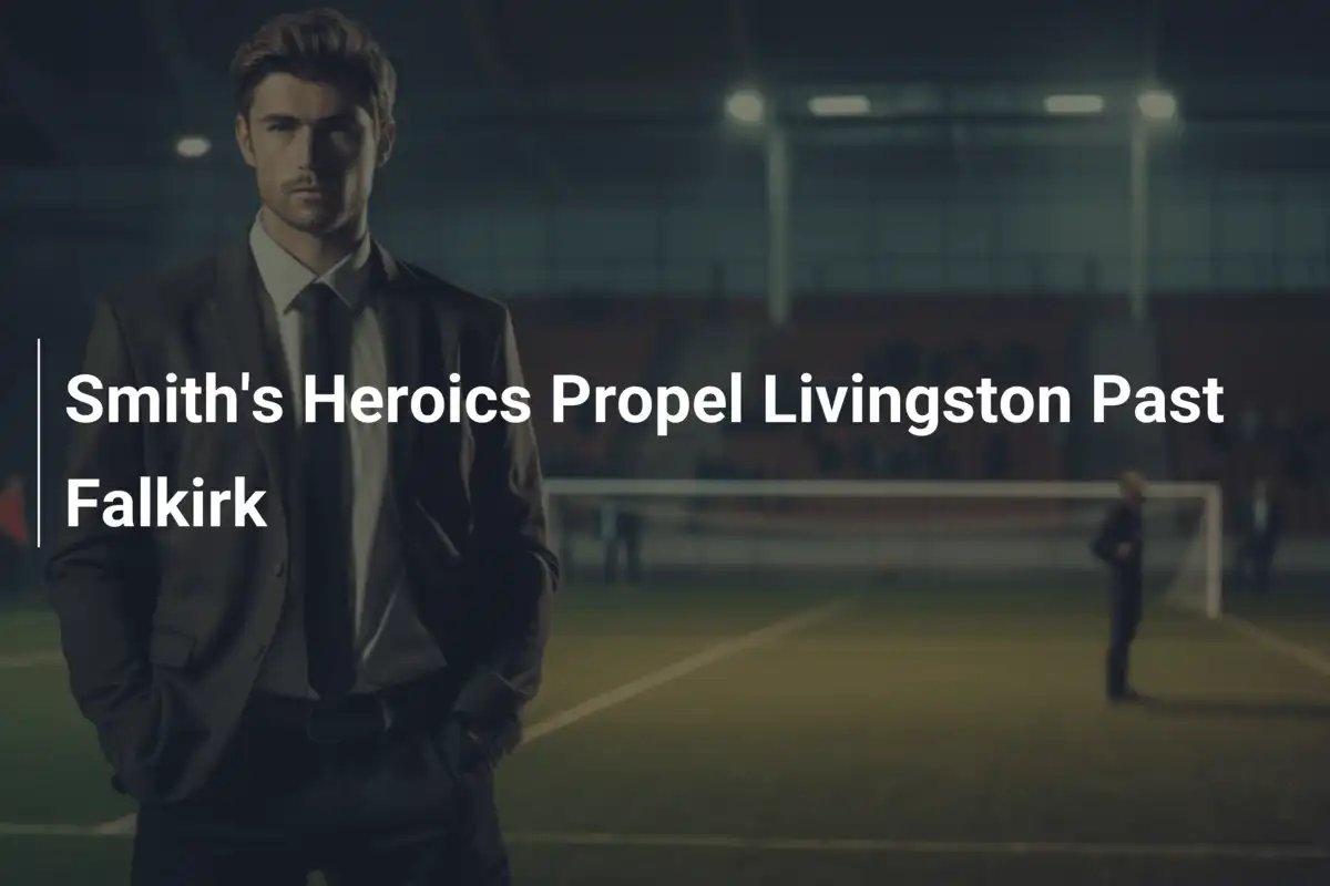 Le Imprese Eroiche di Smith Spingono Livingston Oltre Falkirk