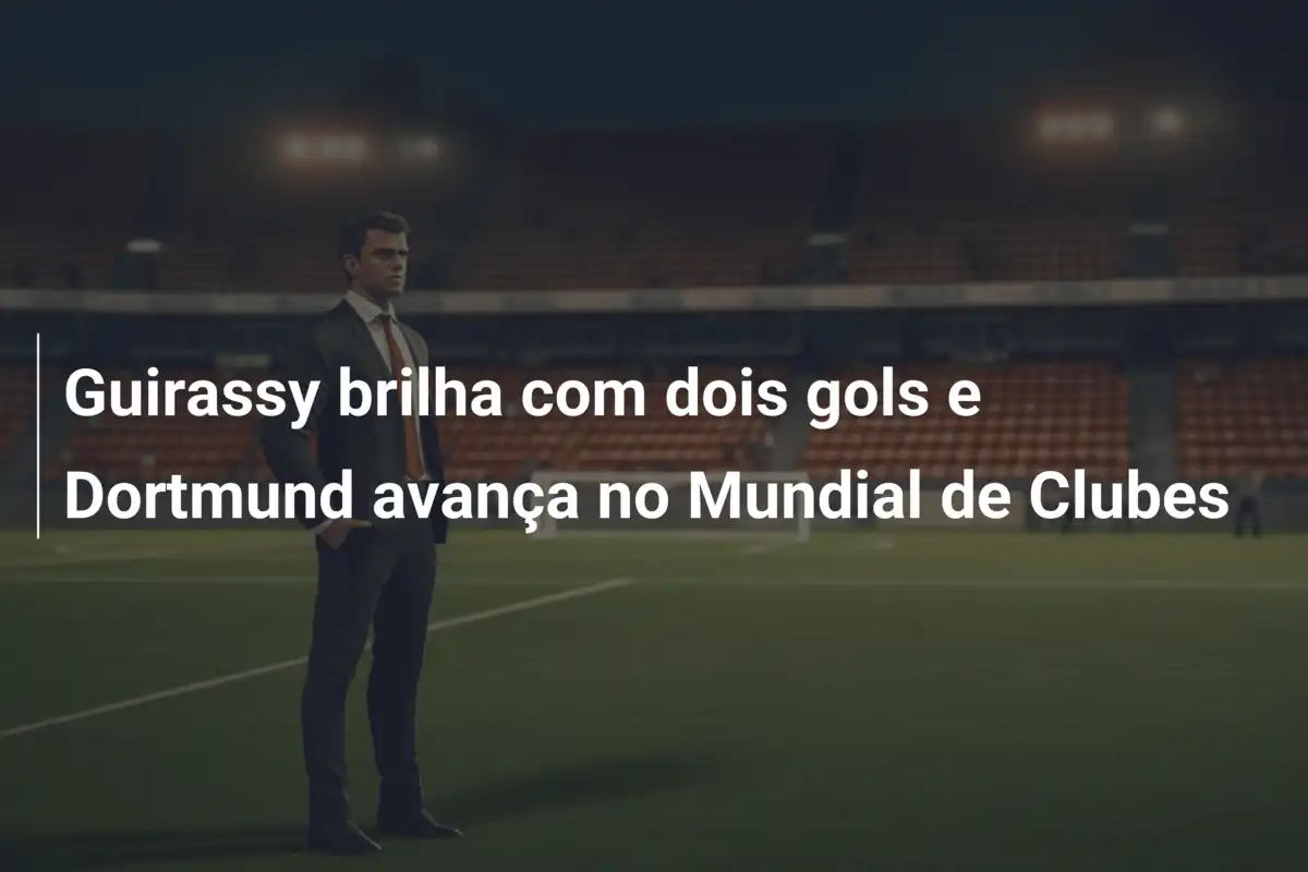 Guirassy brilha com dois gols e Dortmund avança no Mundial de Clubes