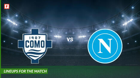Como ปะทะ นาโปลี: รายชื่อผู้เล่นสำหรับการแข่งขัน