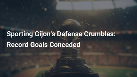 La defensa de Sporting Gijón colapsa: récord de goles encajados