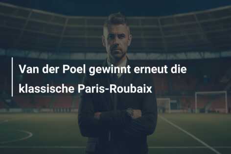 Van der Poel gewinnt erneut die klassische Paris-Roubaix