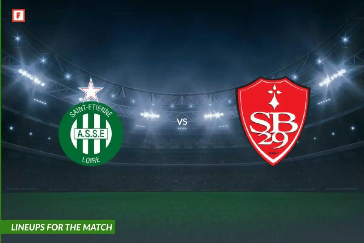 AS Saint-Étienne mot Stade Brestois 29: lagoppstillinger til kampen