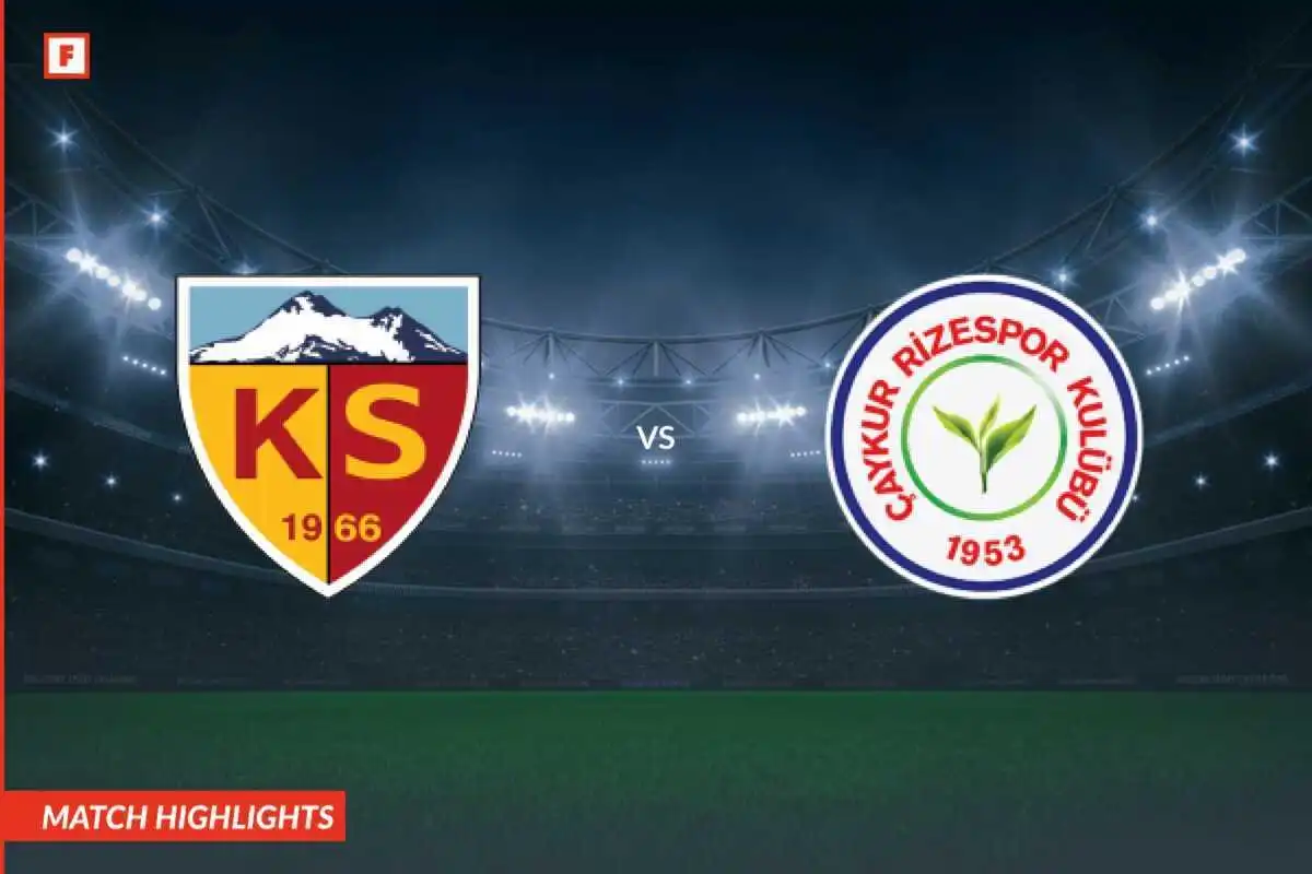 Kayserispor - Caykur Rizespor gol e momenti salienti