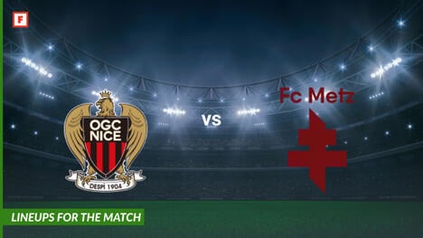 Nice vs Metz: lineups for the match
