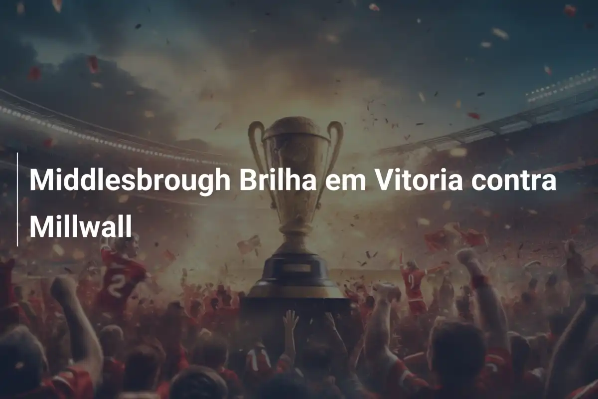 Middlesbrough Brilha em Vitoria contra Millwall