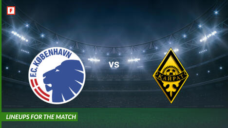 Copenhague contre Kairat : compositions pour le match