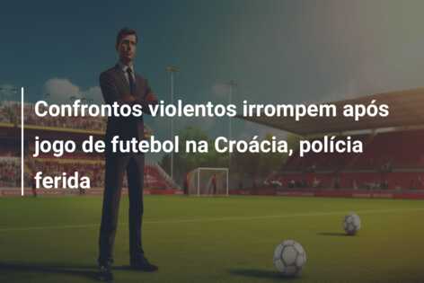Confrontos violentos irrompem após jogo de futebol na Croácia, polícia ferida
