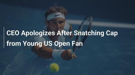 CEO entschuldigt sich nach Streit um Mütze eines US-Open-Fans
