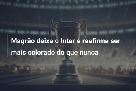 Magrão deixa o Inter e reafirma ser mais colorado do que nunca