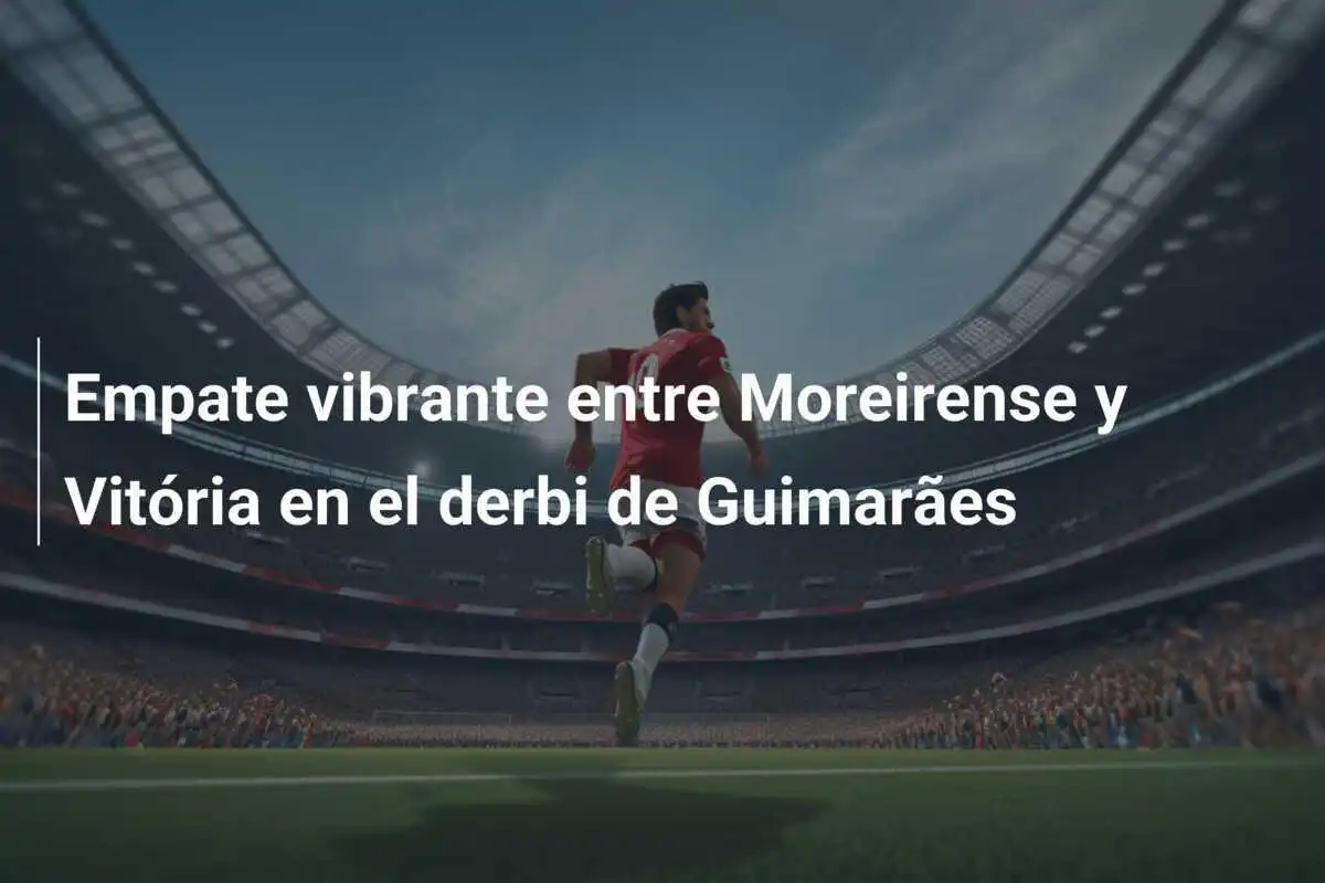 Empate vibrante entre Moreirense y Vitória en el derbi de Guimarães