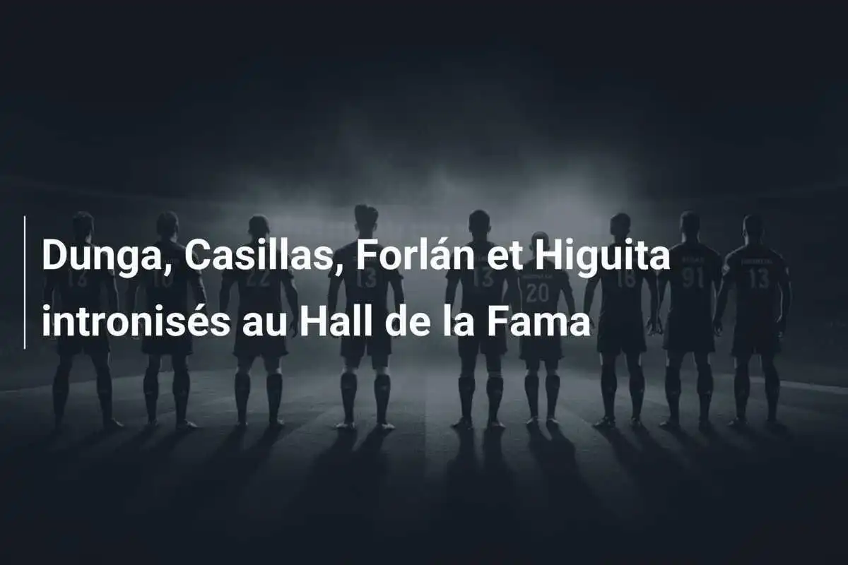 Dunga, Casillas, Forlán et Higuita intronisés au Hall de la Fama