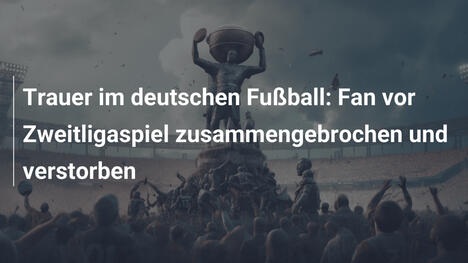 Trauer im deutschen Fußball: Fan vor Zweitligaspiel zusammengebrochen und verstorben