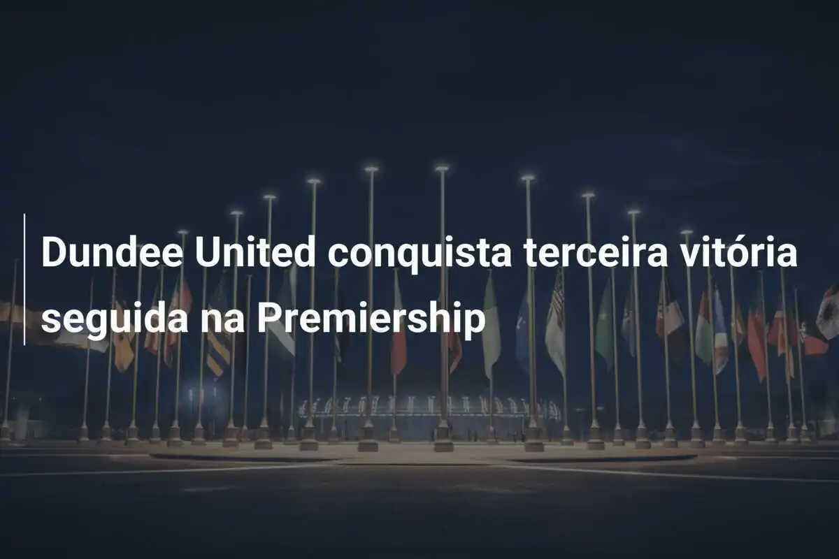 Dundee United conquista terceira vitória seguida na Premiership