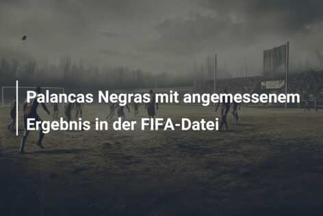 Palancas Negras mit angemessenem Ergebnis in der FIFA-Datei