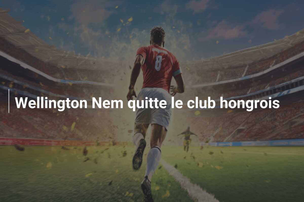 Wellington Nem quitte le club hongrois