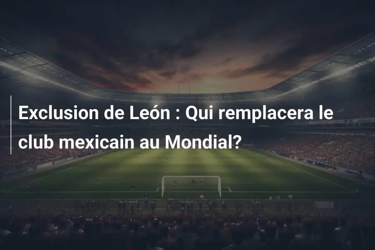 Exclusion de León : Qui remplacera le club mexicain au Mondial?