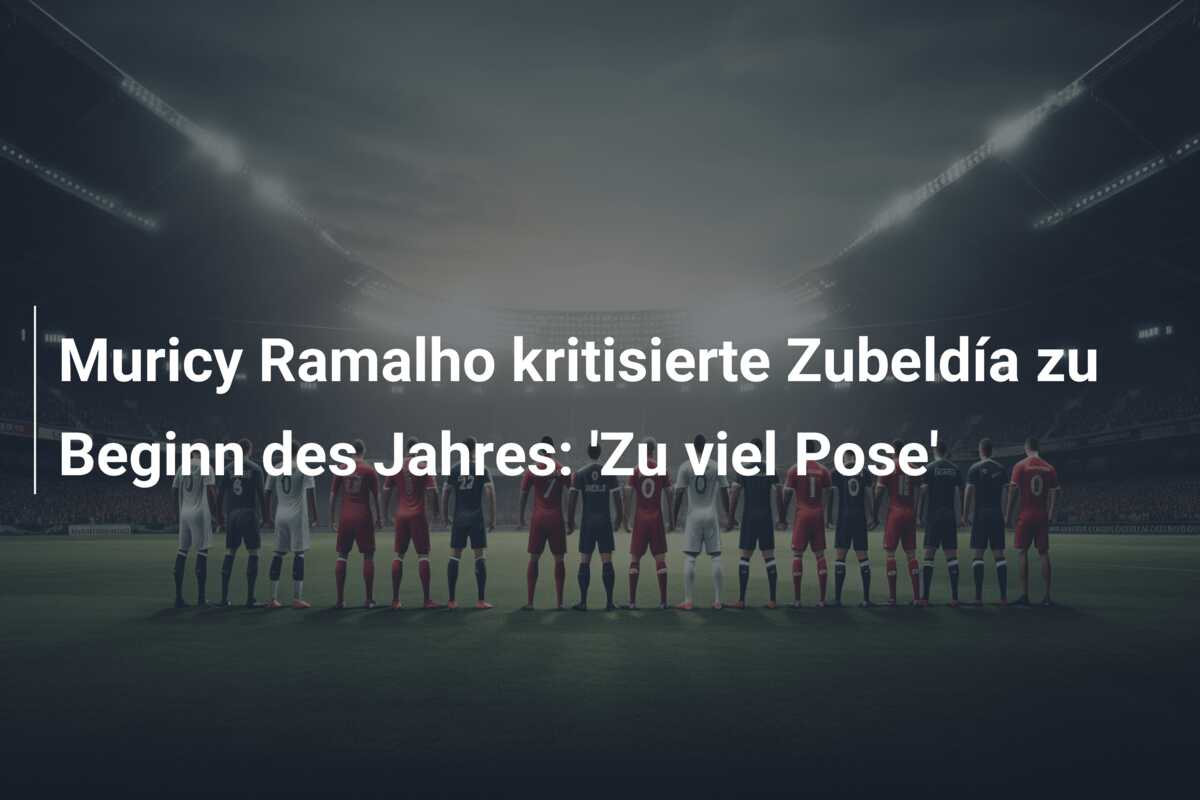 Muricy Ramalho kritisierte Zubeldía zu Beginn des Jahres: ‘Zu viel Pose’