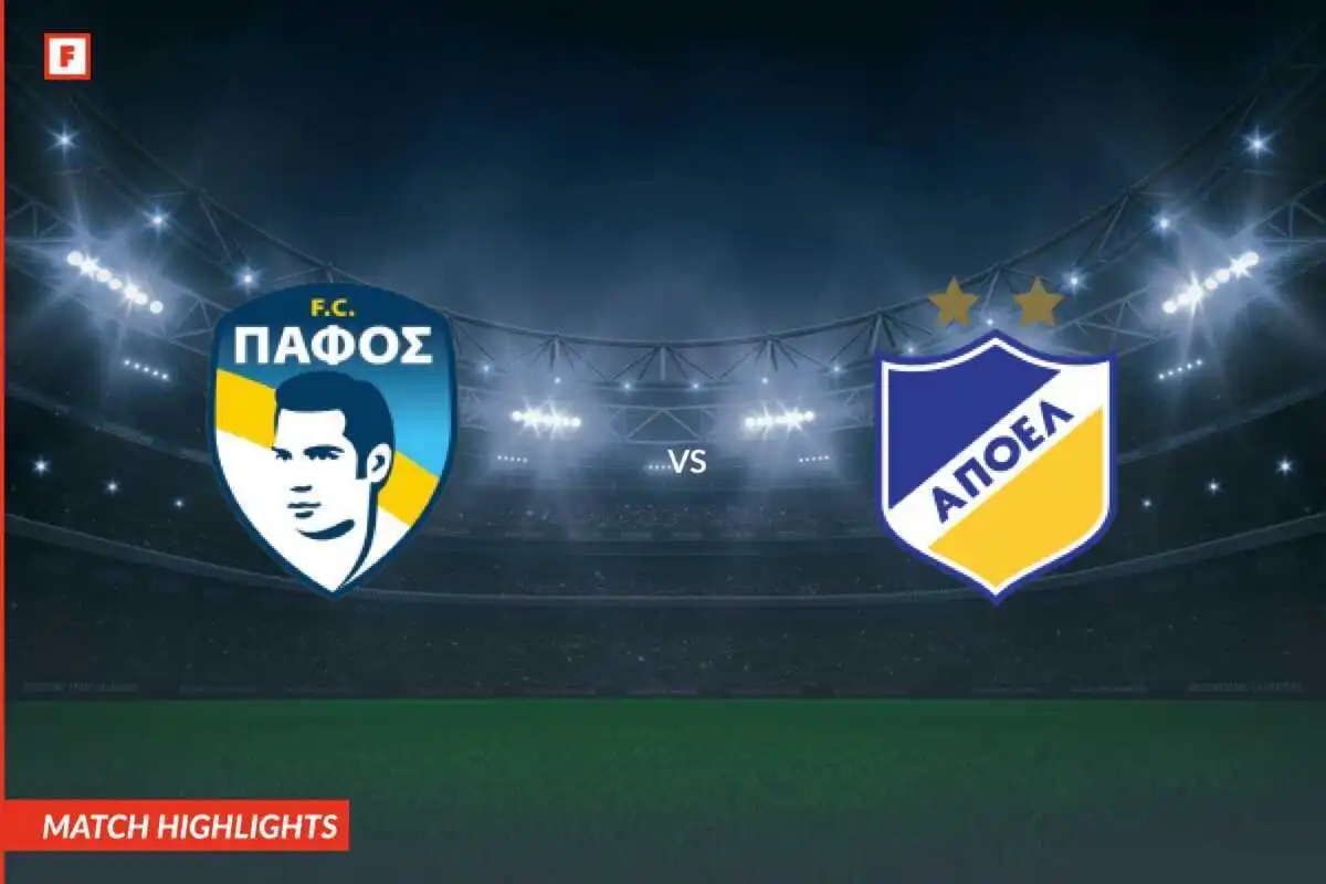 Pafos - APOEL mål og høydepunkter