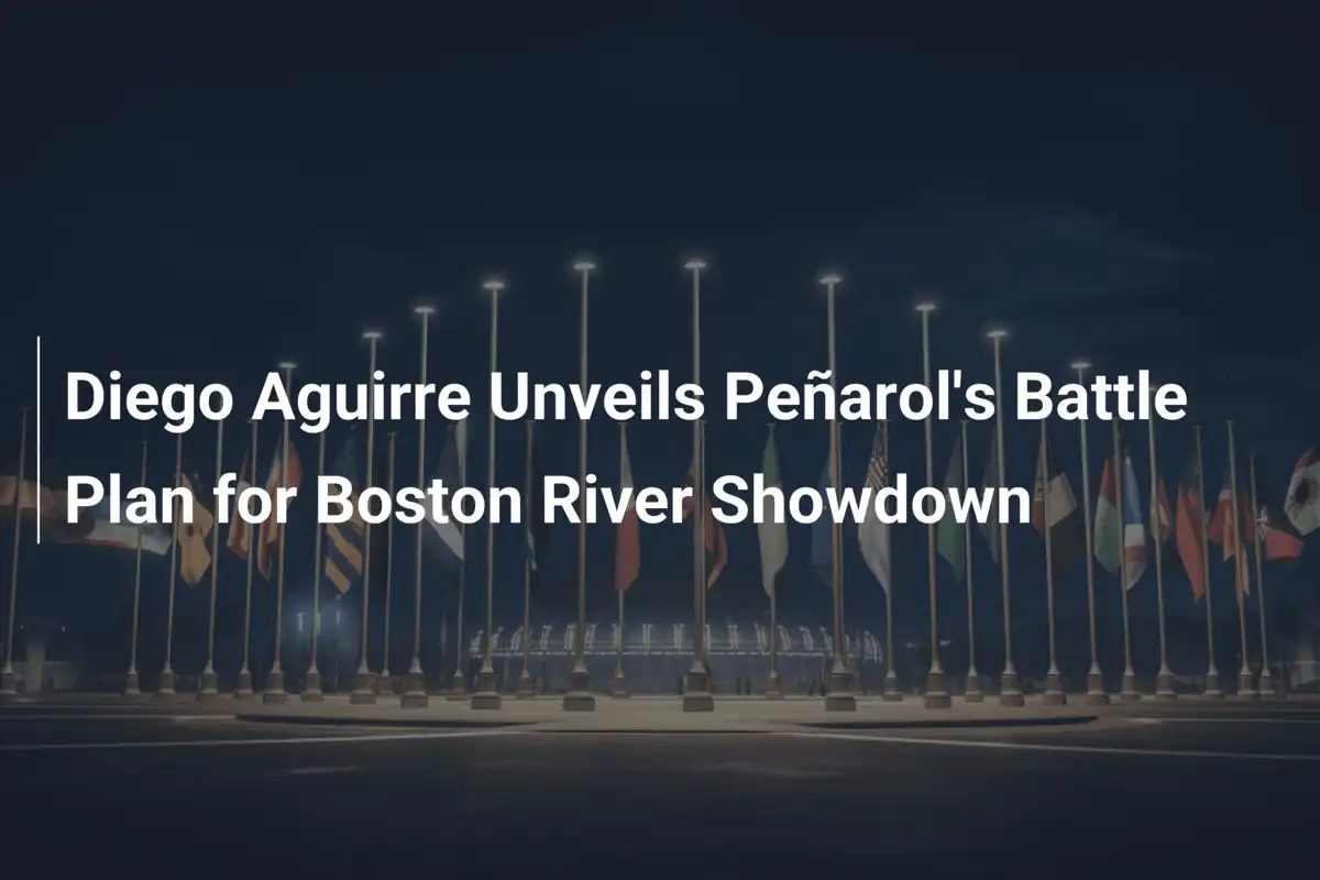 Diego Aguirre Unveils Peñarol's Battle Plan for Boston River Showdown