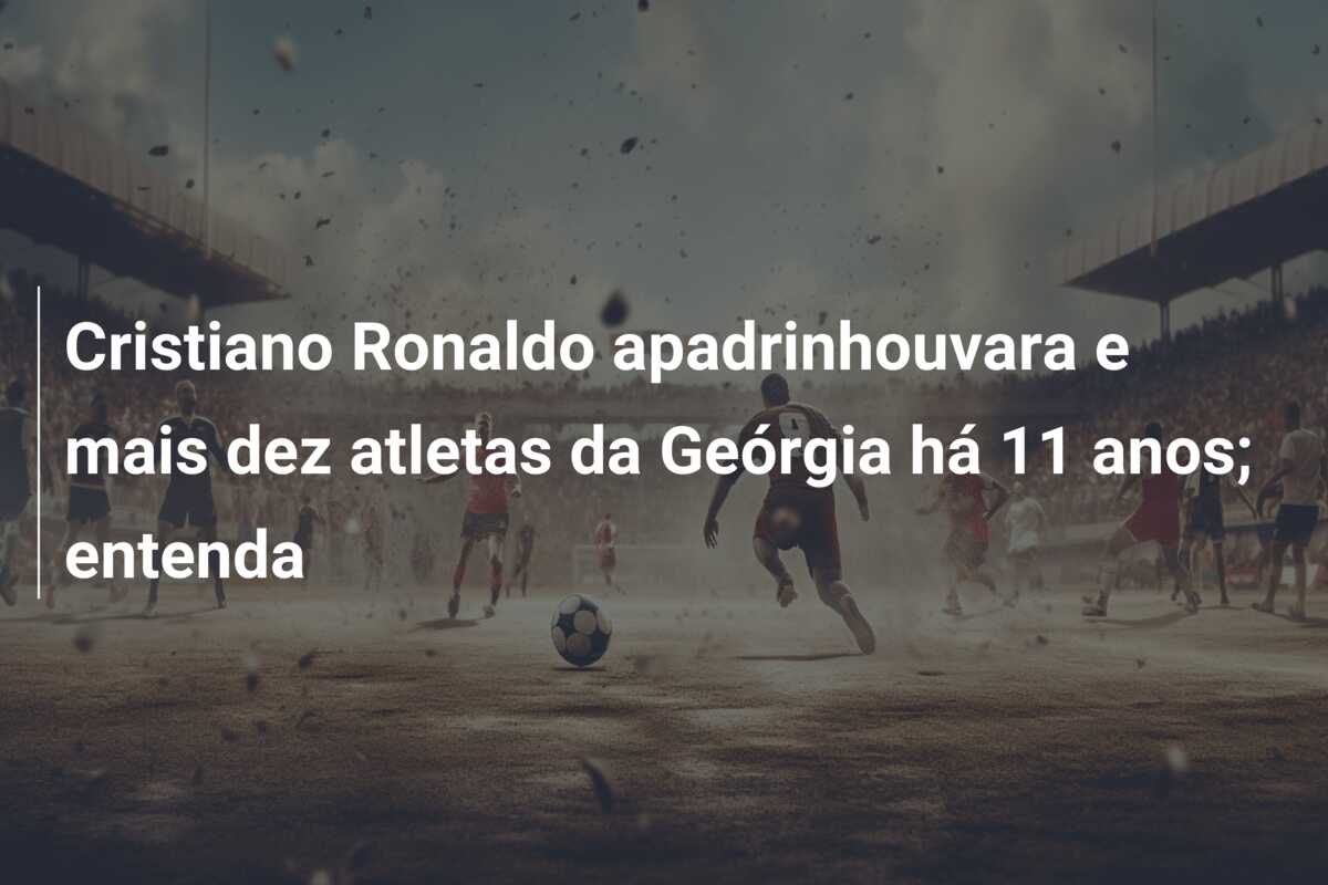Cristiano Ronaldo apadrinhouvara e mais dez atletas da Geórgia há 11 anos; entenda