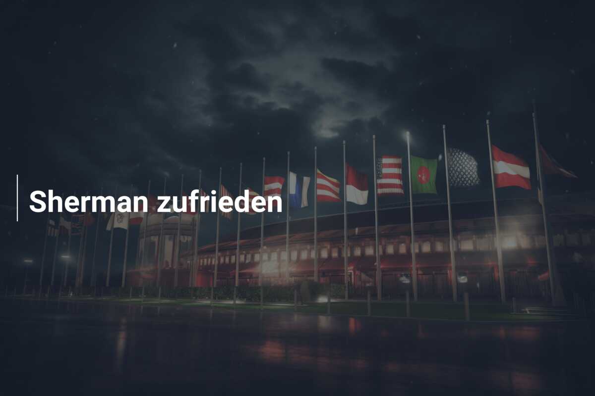 Sherman zufrieden