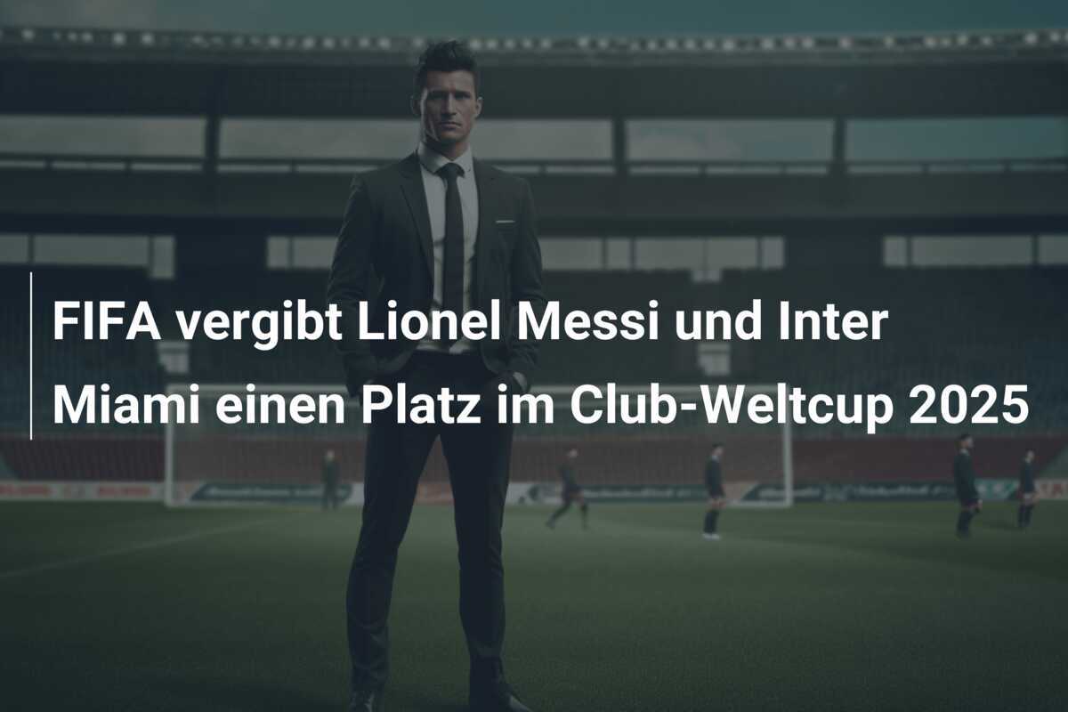 FIFA vergibt Lionel Messi und Inter Miami einen Platz im Club-Weltcup 2025