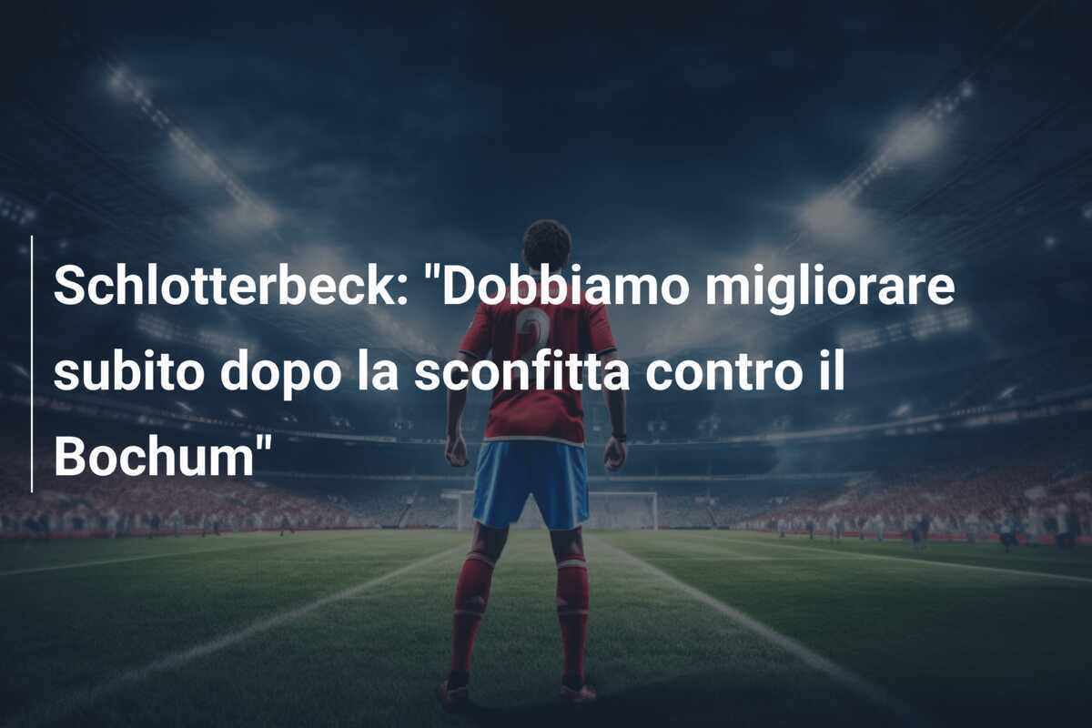 Schlotterbeck: "Dobbiamo migliorare subito dopo la sconfitta contro il Bochum"