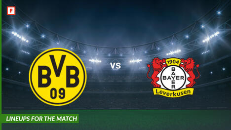 Borussia Dortmund vs Bayer 04: alineaciones para el partido