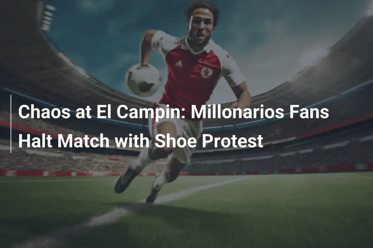Chaos in El Campín: Millonarios-Fans stoppen Spiel mit skurrilem Schuh-Protest
